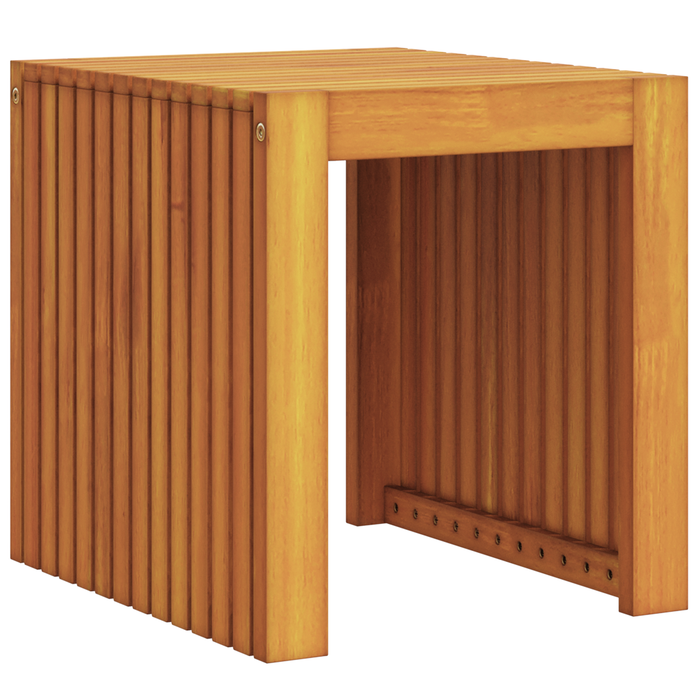 Masă laterală de grădină 43x36x40 cm din lemn masiv de tec - WALTI WALTI