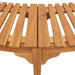 Împrejmuire pentru Cada cu Hidromasaj Semi-Rotund 252x111.5x55.5 cm Lemn Masiv de Acacia - WALTI WALTI
