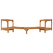 Împrejmuire pentru Cada cu Hidromasaj Semi-Rotund 252x111.5x55.5 cm Lemn Masiv de Acacia - WALTI WALTI