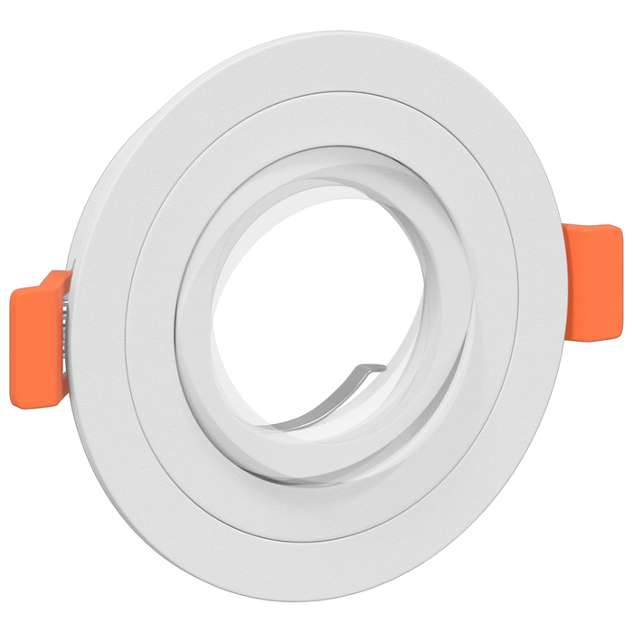 Spoturi încastrate 12 buc Rotund GU10 Alb Ø91 mm - WALTI WALTI