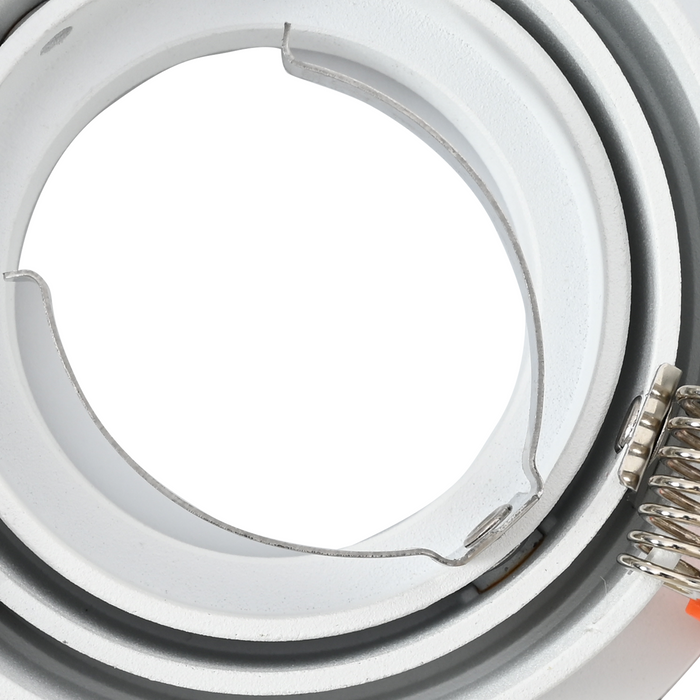 Spoturi încastrate 24 buc Rotund GU10 Alb Ø91 mm - WALTI WALTI