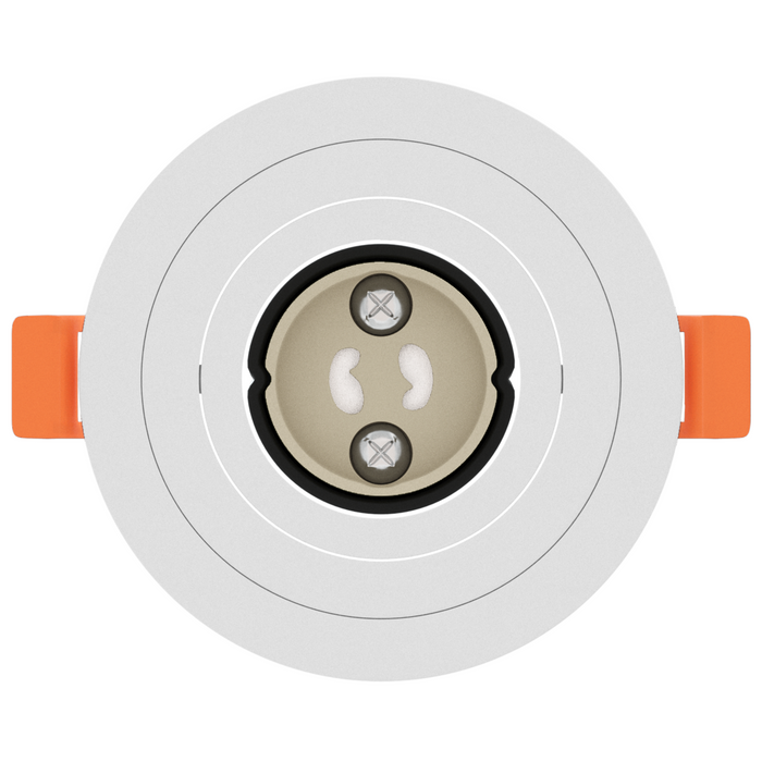 Spoturi încastrate 24 buc Rotund GU10 Alb Ø91 mm - WALTI WALTI