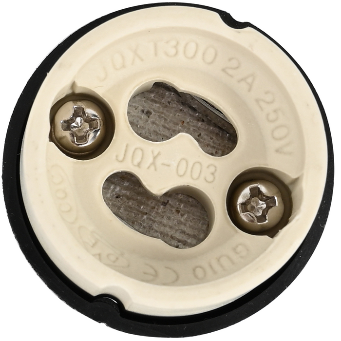 Spotlight-uri încastrate 12 buc Round GU10 Negru Ø91 mm - WALTI WALTI