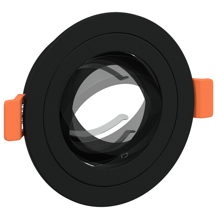 Spoturi încastrate 24 pcs Rotund GU10 Negru Ø91 mm - WALTI WALTI