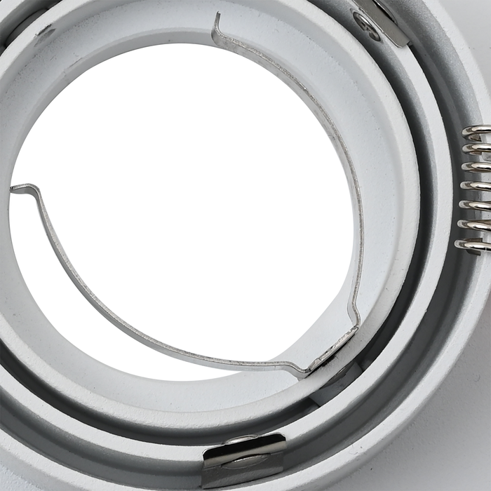 Spoturi încastrate 6 buc pătrat GU10 alb 91x91 mm - WALTI WALTI