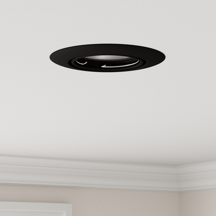 Spoturi încastrate 24 buc Round GU10 Negru Ø90 mm Oțel - WALTI WALTI