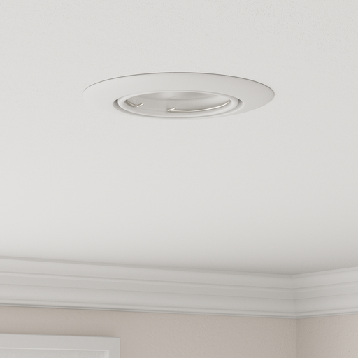 Spoturi încastrate 6 buc Round GU10 Alb Ø90 mm Oțel - WALTI WALTI