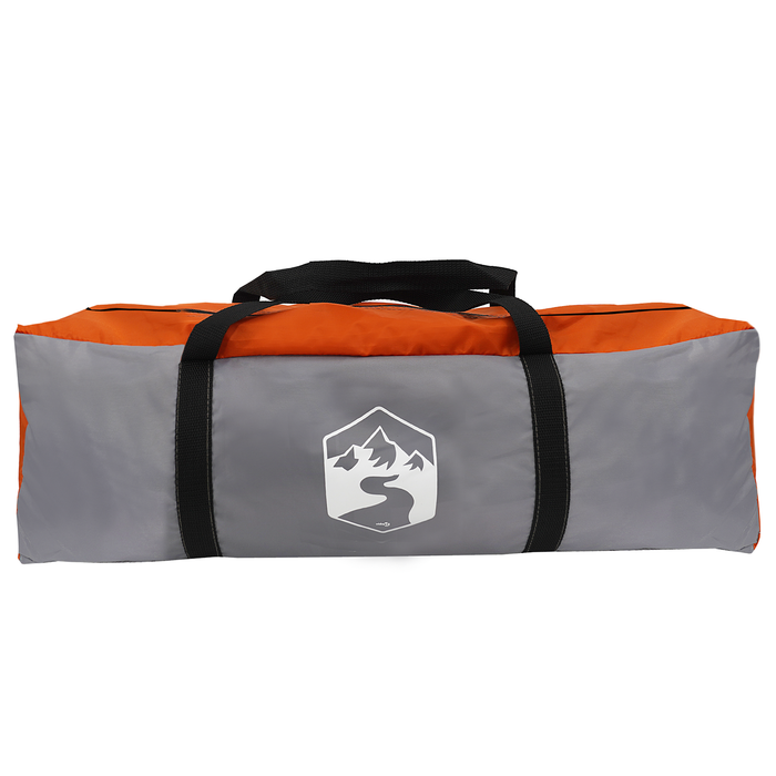 Cort de Familie Tipi Gri și Portocalie 12 Persoane Waterproof - WALTI WALTI