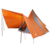 Cort de Familie Tipi Gri și Portocalie 12 Persoane Waterproof - WALTI WALTI