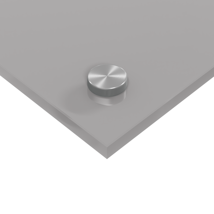 Contrablat bucătărie gri deschis 70x40x0.6 cm sticlă securizată - WALTI WALTI