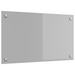 Contrablat bucătărie gri deschis 70x40x0.6 cm sticlă securizată - WALTI WALTI
