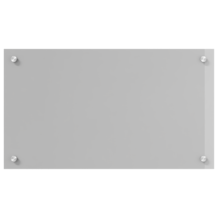 Contrablat bucătărie gri deschis 70x40x0.6 cm sticlă securizată - WALTI WALTI
