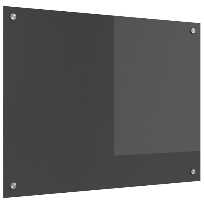Contrablat bucătărie gri închis 80x60x0.6 cm sticlă securizată - WALTI WALTI