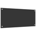Contrablat bucătărie gri închis 90x40x0.6 cm sticlă securizată - WALTI WALTI