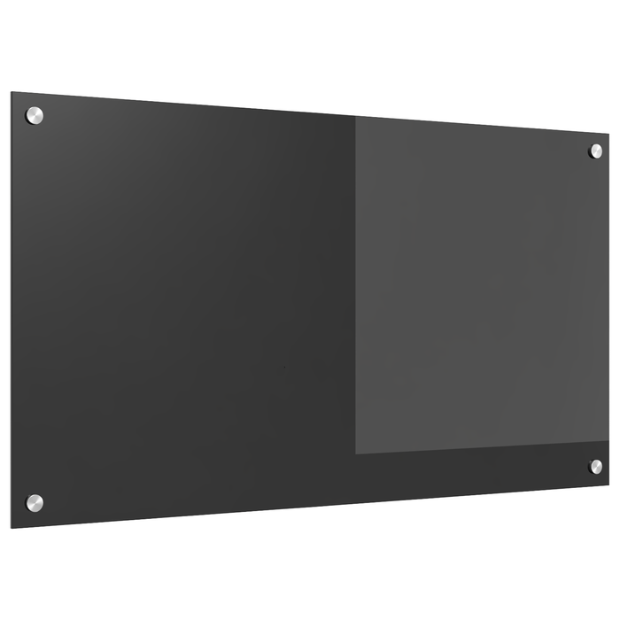 Contrablat bucătărie gri închis 90x50x0.6 cm sticlă securizată - WALTI WALTI