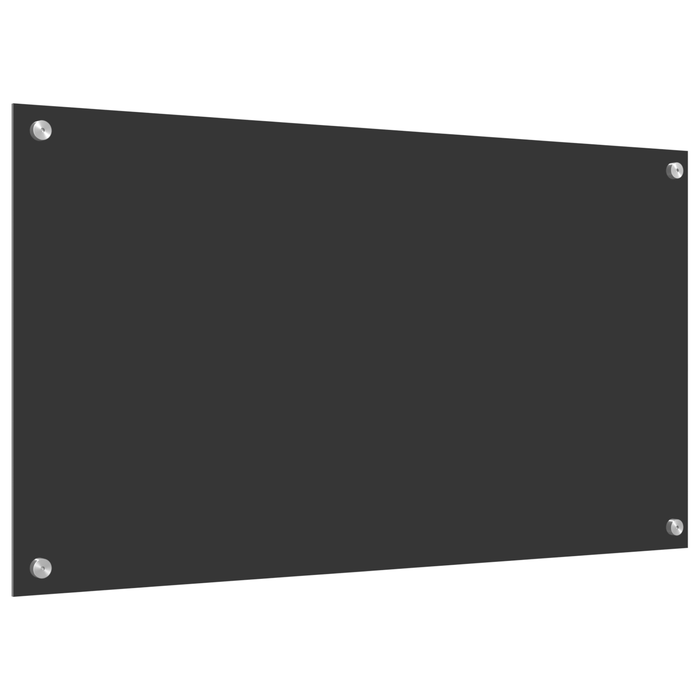 Contrablat bucătărie gri închis 90x50x0.6 cm sticlă securizată - WALTI WALTI