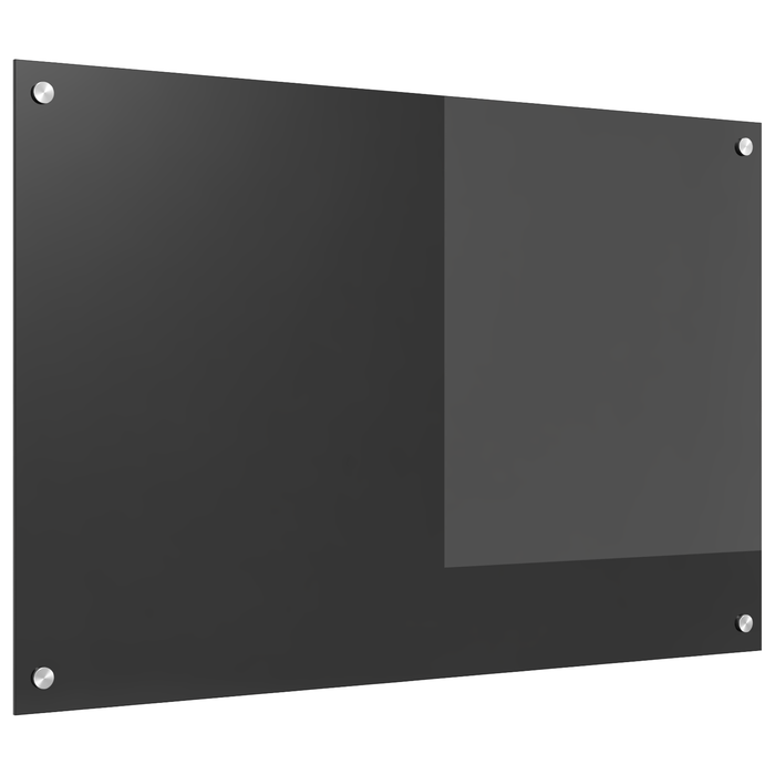 Contrablat bucătărie gri închis 90x60x0.6 cm sticlă securizată - WALTI WALTI
