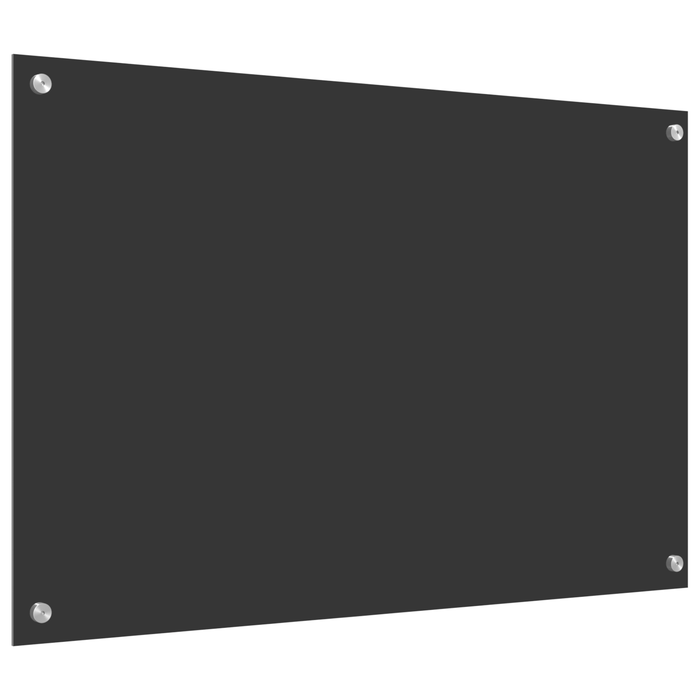 Contrablat bucătărie gri închis 90x60x0.6 cm sticlă securizată - WALTI WALTI