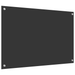 Contrablat bucătărie gri închis 90x60x0.6 cm sticlă securizată - WALTI WALTI