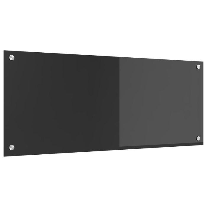 Contrablat bucătărie gri închis 100x40x0.6 cm sticlă securizată - WALTI WALTI