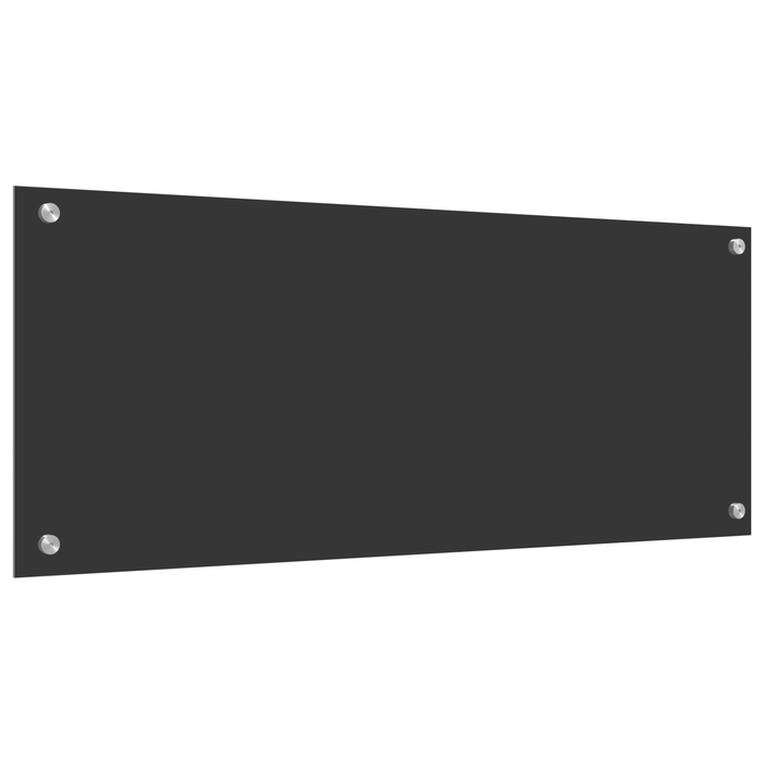 Contrablat bucătărie gri închis 100x40x0.6 cm sticlă securizată - WALTI WALTI