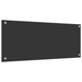Contrablat bucătărie gri închis 100x40x0.6 cm sticlă securizată - WALTI WALTI