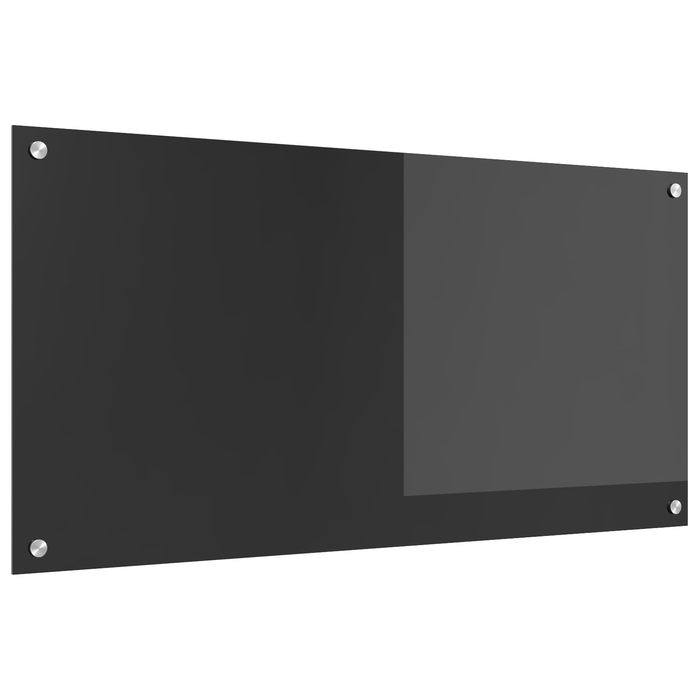 Contrablat bucătărie gri închis 100x50x0.6 cm sticlă securizată - WALTI WALTI