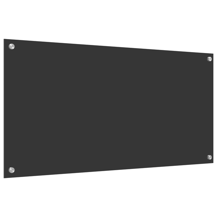 Contrablat bucătărie gri închis 100x50x0.6 cm sticlă securizată - WALTI WALTI