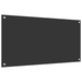 Contrablat bucătărie gri închis 100x50x0.6 cm sticlă securizată - WALTI WALTI
