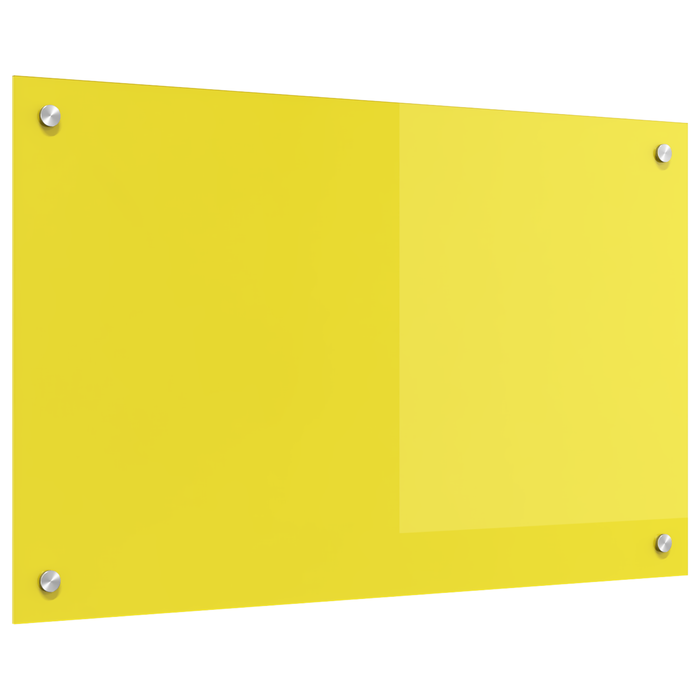 Contrablat bucătărie galben 80x50x0.6 cm sticlă securizată - WALTI WALTI