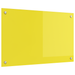 Contrablat bucătărie galben 80x50x0.6 cm sticlă securizată - WALTI WALTI