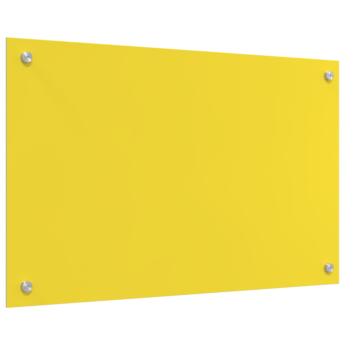 Contrablat bucătărie galben 80x50x0.6 cm sticlă securizată - WALTI WALTI