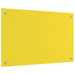 Contrablat bucătărie galben 80x50x0.6 cm sticlă securizată - WALTI WALTI