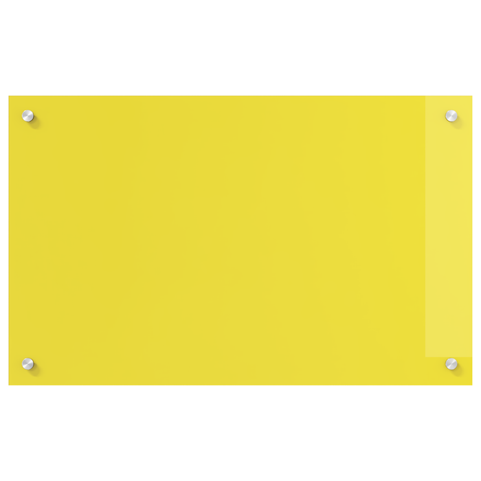 Contrablat bucătărie galben 80x50x0.6 cm sticlă securizată - WALTI WALTI