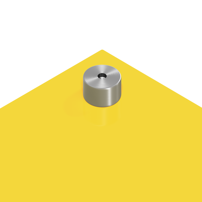 Contrablat bucătărie galben 100x50x0.6 cm sticlă securizată - WALTI WALTI