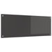 Contrablat bucătărie gri închis 110x40x0.6 cm sticlă securizată - WALTI WALTI