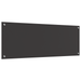 Contrablat bucătărie gri închis 110x40x0.6 cm sticlă securizată - WALTI WALTI