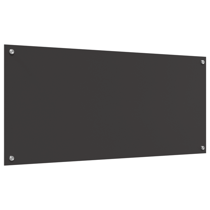 Contrablat bucătărie gri închis 110x50x0.6 cm sticlă securizată - WALTI WALTI