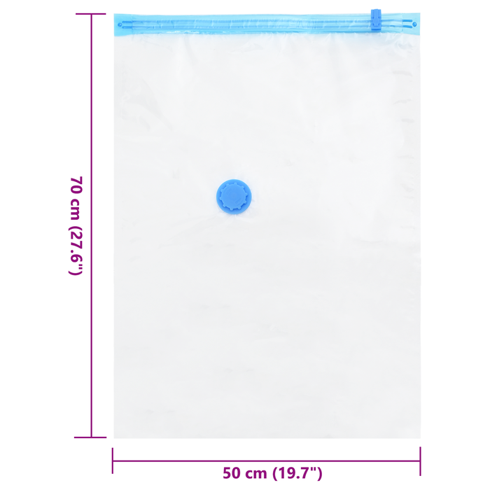 Pungi de depozitare pentru vidare, 20 buc., 70x50 cm - WALTI WALTI