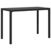 Set mobilier de grădină, 3 piese, oțel și WPC negru - WALTI WALTI