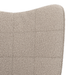 Fotoliu de relaxare, gri deschis, material similar lână - WALTI WALTI