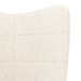 Fotoliu de relaxare, crem, material similar lână - WALTI WALTI