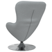Scaun tip ou, gri deschis, textil - WALTI WALTI