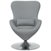 Scaun tip ou, gri deschis, textil - WALTI WALTI