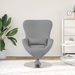 Scaun tip ou, gri deschis, textil - WALTI WALTI