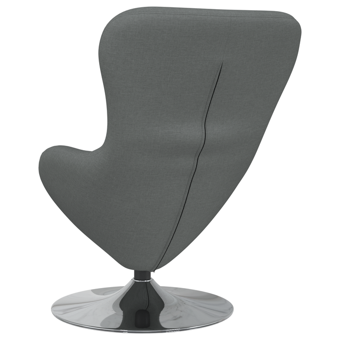 Scaun tip ou, gri închis, textil - WALTI WALTI