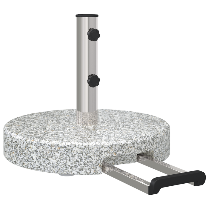 Bază Umbrelă cu Roți Gri Granit 29 kg Rotund - WALTI WALTI