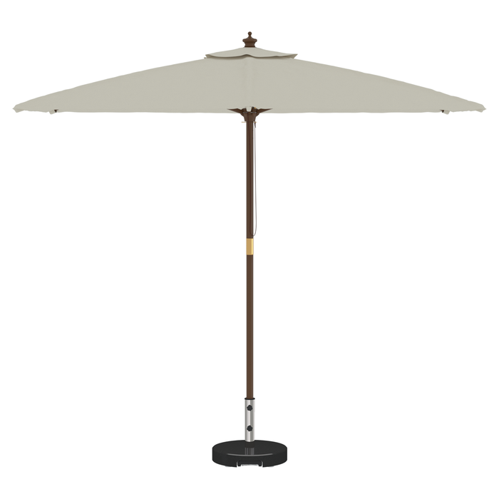 Bază Umbrelă cu Roți cu Mâner Granit Negru 29 kg Rotund - WALTI WALTI