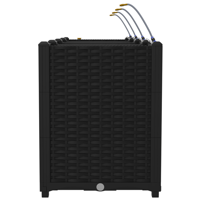 Ghivece pentru grădină Negru 160 x 40 x 52 cm Oțel - WALTI WALTI