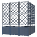 Ghiveci de grădină cu trellis 5 pcs Gri 120 x 120 x 143 cm PP - WALTI WALTI